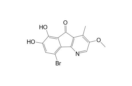 5-Bromo-7,8-dihydroxy-2-methoxyonychine