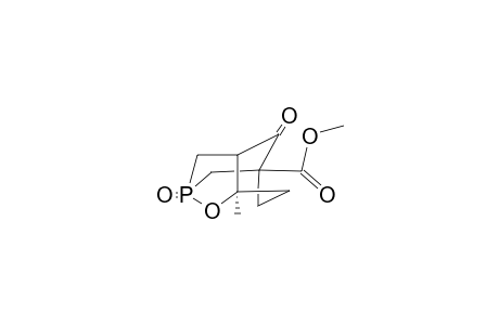 METHYL-3-METHYL-1,7-DIOXO-2-OXA-1-LAMBDA(5)-PHOSPHATRICYCLO-[4.3.1.0(3,8)]-DECANE-6-CARBOXYLATE
