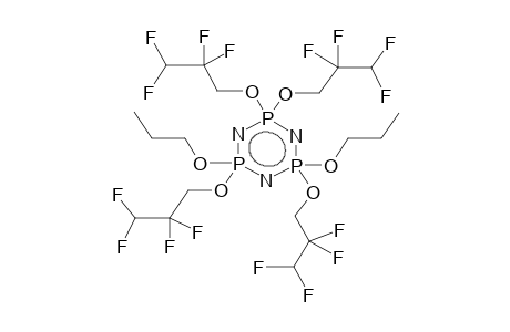 2,2,4,6-TETRAKIS(2,2,3,3-TETRAFLUOROPROPYLOXY)-4,6-DIPROPOXYCYCLOTRIPHOSPHAZENE