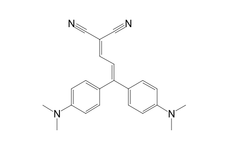 2-cyano-5,5-bis[4-(dimethylamino)phenyl]-2,4-pentadienenitrile