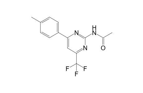4-Trifluoromethyl-6-(4-methylphenyl)-2-acetylaminopyrimidine