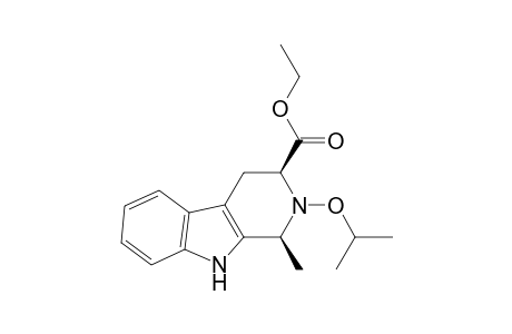 1H-Pyrido[3,4-b]indole-3-carboxylic acid, 2,3,4,9-tetrahydro-1-methyl-2-(1-methylethoxy)-, ethyl ester, cis-