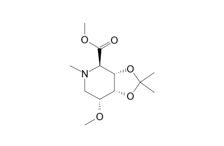 METHYL-2,6-DIDEOXY-3,4-O-ISOPROPYLIDENE-5-O-METHYL-2,6-(METHYLIMINO)-D-ALLONATE