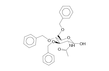 2-Acetylamino-2-deoxy-3,4,6-tri-O-benzyl-d-glucopyranose