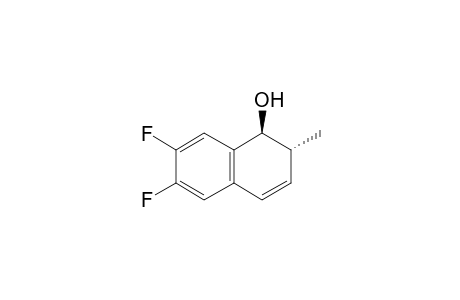 (1S*,2R*)-6,7-Difluoro-2-methyl-1,2-dihydronaphth-1-ol