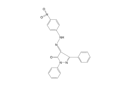 1,3-DIPHENYLPYRAZOLE-4,5-DIONE, 4-[(p-NITROPHENYL)HYDRAZONE]