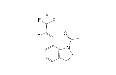 (Z)-1-(7-(2,3,3,3-tetrafluoroprop-1-en-1-yl)indolin-1-yl)ethan-1-one