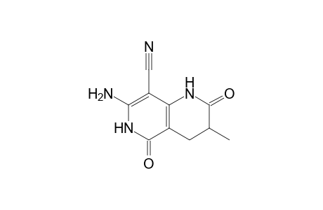7-Amino-8-cyano-3,4-dihydro-3-methyl-1,6-naphthyridin-2,5(1H,6H)-dione