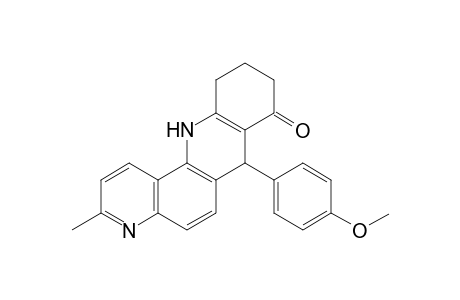 10-(4-methoxyphenyl)-2-methyl-5,6,7,8,9,10-hexahydro-1,5-diazatetraphen-9-one