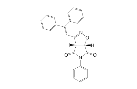 (3aR,6aS)-4,6-dioxo-5-phenyl-3-(2,2-diphenylethenyl)-2,5-diaza-1-oxabicyclo[3.3.0]octane