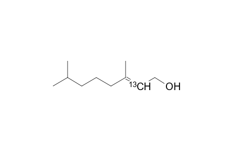 (2-(13)C)-6,7-dihydrogeraniol