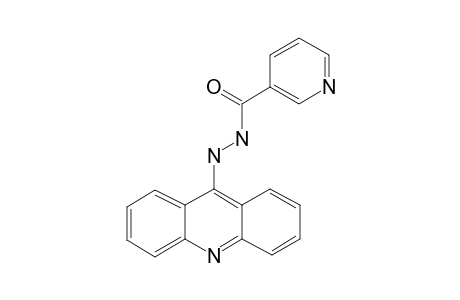 Nicotinic acid, N'-acridin-9-yl-hydrazide