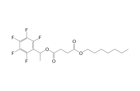 Succinic acid, heptyl 1-(pentafluorophenyl)ethyl ester