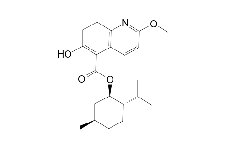 (1R,2S,5R)-2-isopropyl-5-methylcyclohexyl 6-hydroxy-2-methoxy-7,8-dihydroquinoline-5-carboxylate