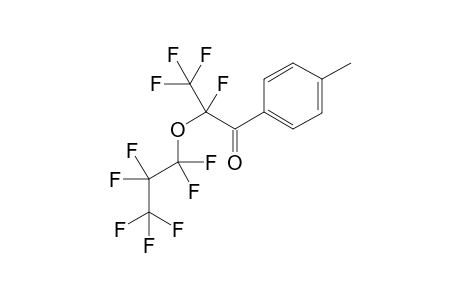 2,3,3,3-tetrafluoro-2-(1,1,2,2,3,3,3-heptafluoropropoxy)-1-(p-tolyl)propan-1-one