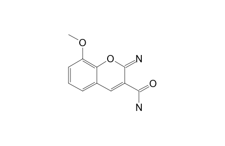 2-IMINO-8-METHOXY-2H-BENZOPYRAN-3-CARBOXAMIDE