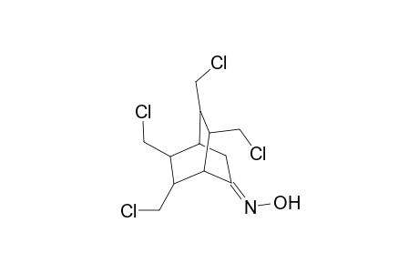 (1RS,4SR,5SR,6SR,7SR,8SR)-5,6,7,8-tetrakis(chloromethyl)bicyclo[2.2.2]octan-2-one oxime