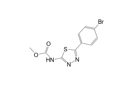 methyl 5-(4-bromophenyl)-1,3,4-thiadiazol-2-ylcarbamate