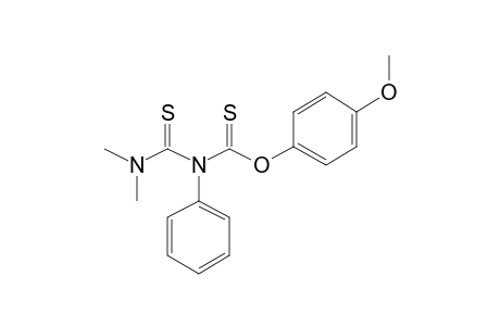 o-(p-Methoxyphenyl) 4,4-dimethyl-2-phenyl-1,3-dithioallophanate