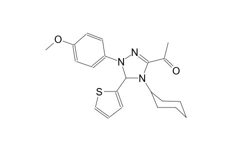 ethanone, 1-[4-cyclohexyl-4,5-dihydro-1-(4-methoxyphenyl)-5-(2-thienyl)-1H-1,2,4-triazol-3-yl]-