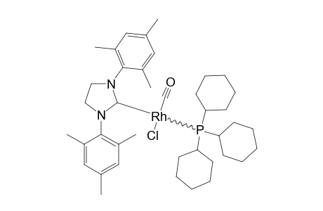 CHLORO-RHODIUM-1,3-BIS-(2,4,6-TRIMETHYLPHENYL)-4,5-DIHYDROIMIDAZOL-2-YLIDENE-CARBONYL-TRICYCLOHEXYLPHOSPHINE