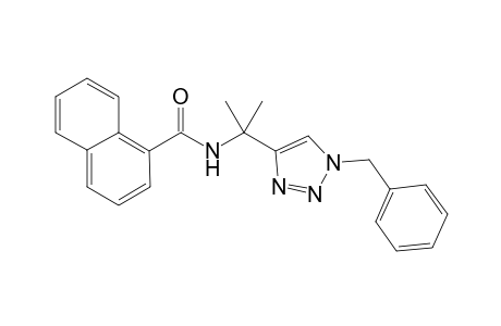 N-{2-(1-Benzyl-1H-1,2,3-triazol-4-yl)propan-2-yl}-1-naphthamide