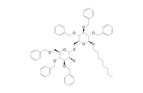 OCTYL_3,4,6-TRI-O-BENZYL-ALPHA-D-MANNOPYRANOSYL-(1->6)-2,3,4-TRI-O-BENZYL-6-DEOXY-6-THIO-BETA-D-GLUCOPYRANOSIDE