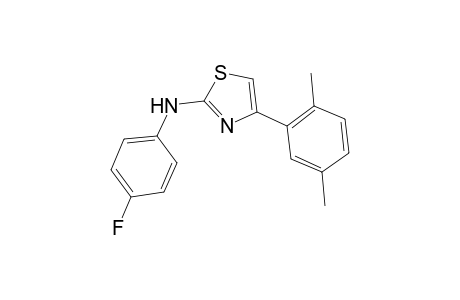 N-[4-(2,5-Dimethylphenyl)-1,3-thiazol-2-yl]-N-(4-fluorophenyl)amine