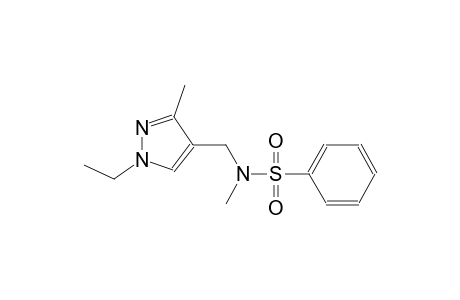 benzenesulfonamide, N-[(1-ethyl-3-methyl-1H-pyrazol-4-yl)methyl]-N-methyl-