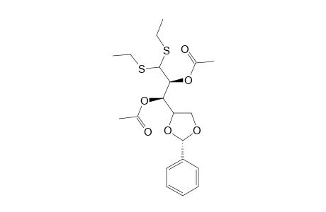 2,3-DI-O-ACETYL-4,5-O-(S)-BENZYLIDENE-D-ARABINOSE-DIETHYL-DITHIOACETAL