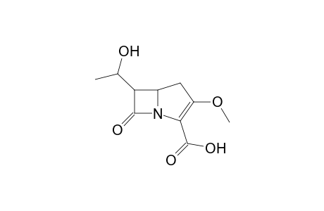 6-[1-Hydroxyethyl]-3-methoxy-7-oxo-1-azabicyclo[3.2.0]hept-2-en-2-carboxylic acid