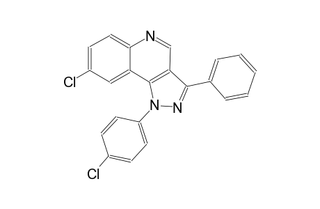8-chloro-1-(4-chlorophenyl)-3-phenyl-1H-pyrazolo[4,3-c]quinoline