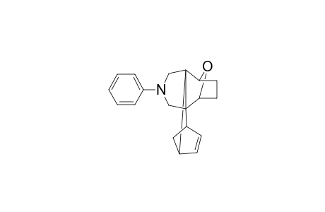4-Phenyl-2,6-(cyclopent-2'-en-1',4'-diyl)-4-aza-10-oxa-tricyclo[5.2.1.0(2,6)decane