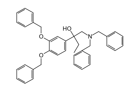 3',4'-bis(benzyloxy)-alpha-[(dibenzylamino)methyl]-alpha-ethylbenzyl alcohol