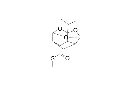 S-Methyl 4-isopropyl-3,5,11-trioxatetracyclo[5.2.1.1(2,6).0(4,9)]undecane-8-exo-thiocarboxylate