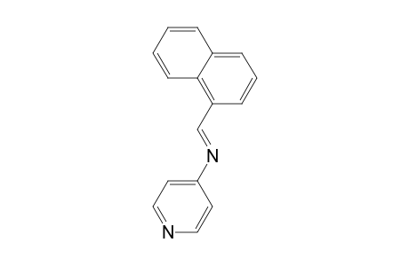 4-Pyridinamine, N-(1-naphthalenylmethylidene)-