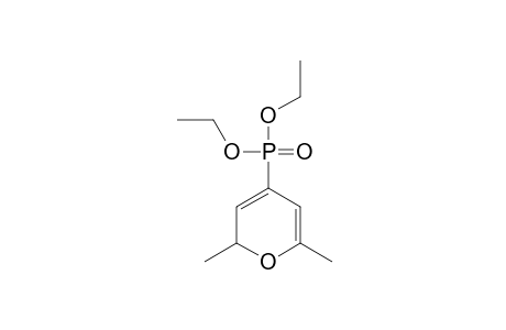 (2,6-Dimethyl-2H-pyran-4-yl)-phosphonsaeure-diethylester