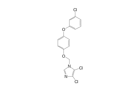1H-Imidazole, 4,5-dichloro-1-[[4-(3-chlorophenoxy)phenoxy]methyl]-