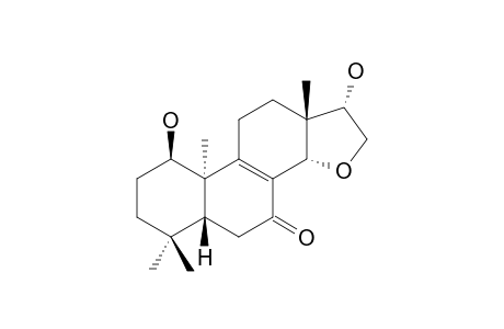 PEDINOPHYLLOL_I;14-ALPHA,16-EPOXY-1-BETA,15-ALPHA-DIHYDROXY-ENT-PIMARA-8-EN-7-ONE