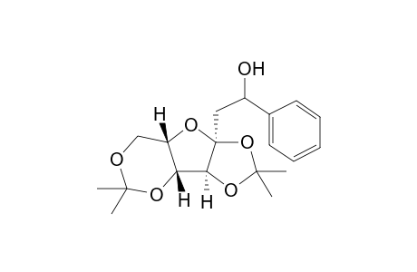 1-C-[(S)-alpha-Hydroxybenzyl]-2,3:4,6-di-O-isopropyliden-alpha-L-sorbofuranose
