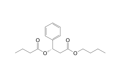 (3S)-n-Butyl .beta.-butyryloxy-.beta.-phenylpropionate