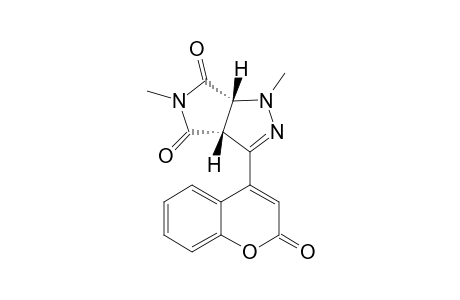 1-Methyl-3-( 2'-oxo-2H-[1]benzopyran-4'-yl)-4,5-dihydropyrazole-4,5-dicarboxylic - N-methylimide