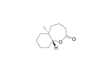 1-Benzoxepin-2(3H)-one, octahydro-5a-methyl-, trans-