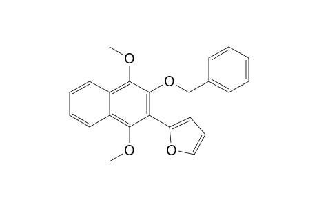 2-Benzyloxy-3-(2-furyl)-1,4-dimethoxynaphthalene