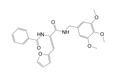N-((Z)-2-(2-furyl)-1-{[(3,4,5-trimethoxybenzyl)amino]carbonyl}ethenyl)benzamide
