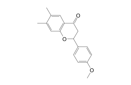 6,7-Dimethyl-4'-methoxyflavanone