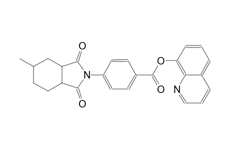benzoic acid, 4-(octahydro-5-methyl-1,3-dioxo-2H-isoindol-2-yl)-, 8-quinolinyl ester