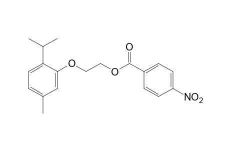 2-(thymyloxy)ethanol, p-nitrobenzoate