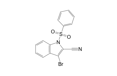 1-Phenylsulfonyl-3-bromo-2-cyanoindole
