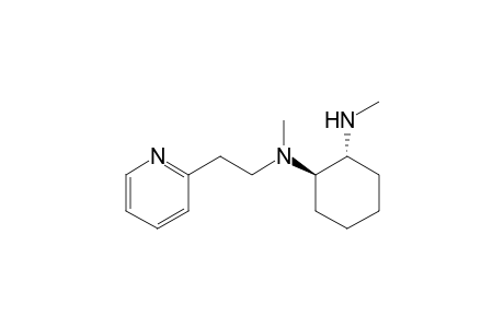 1,2-Cyclohexanediamine, N,N'-dimethyl-N-[2-(2-pyridinyl)ethyl]-, trans-(.+-.)-